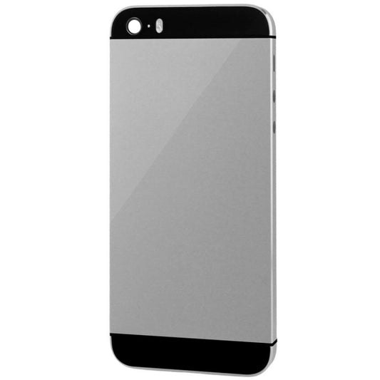 Full Housing Alloy Back Cover with Mute Button + Power Button + Volume Button + Nano SIM Card Tray for iPhone 5S(Grey) by buy2fix
