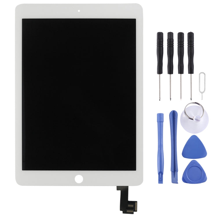 OEM LCD Screen for iPad Air 2 / iPad 6 with Digitizer Full Assembly (White) by buy2fix