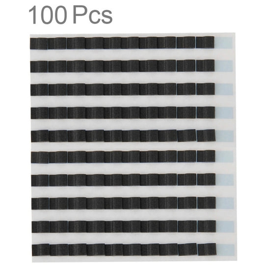 100 STÜCKE für iPhone 6 Home Key Iron Buckle Leitfähige Wattepads Aufkleber