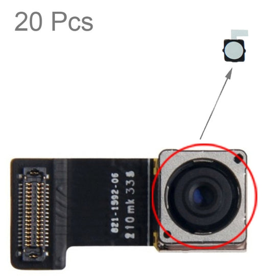 20 Stück für iPhone 6 Rückkamera Top Cotton Paste Aufkleber