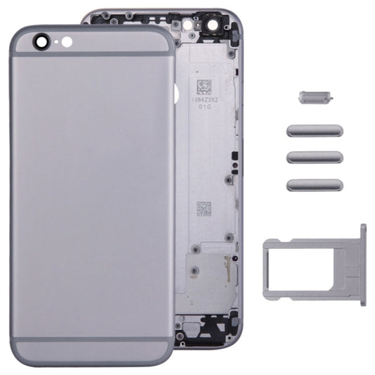 Full Assembly  Housing Cover for iPhone 6 Plus, Including Back Cover & Card Tray & Volume Control Key & Power Button & Mute Switch Vibrator Key(Grey) - iPhone 6/6 Plus Parts by buy2fix | Online Shopping UK | buy2fix