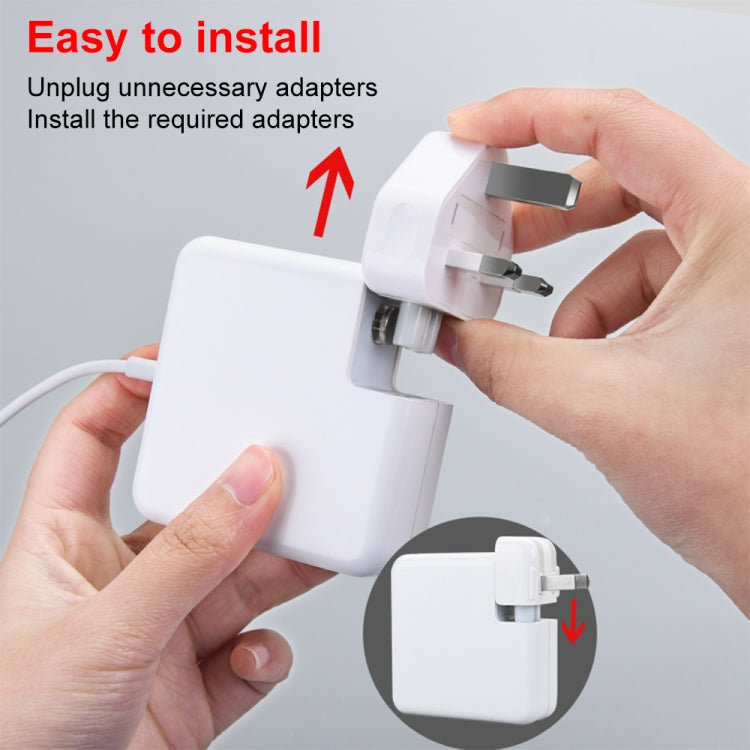 Travel Power Adapter Charger, US Plug(White) - Apple Accessories by buy2fix | Online Shopping UK | buy2fix