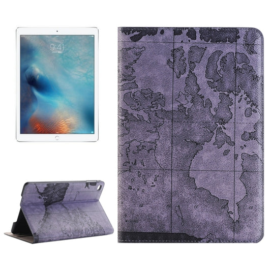 Map Pattern Horizontal Flip Leather Case with Holder & Card Slots & Wallet for iPad Pro 12.9 inch, Random Pattern Delivery by buy2fix