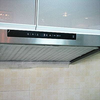 45 x 60cm Kitchen Exhaust Fan Air Filter Oil Smoke Dust Filter with Magic Tape(White) by buy2fix