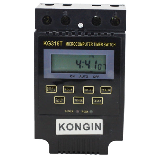 KG316T AC 220V LCD Digital Display Microcomputer Timer Control Switch by buy2fix
