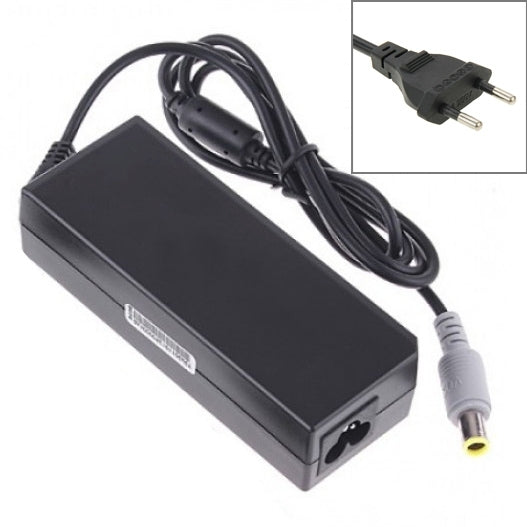 Adaptateur secteur prise UE 20 V 4,5 A 90 W pour ordinateur portable Lenovo, embouts de sortie : 8,0 x 7,4 mm.