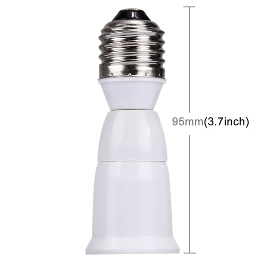 E27 to E27 Light Lamp Bulbs Extension Adapter Converter, Length: 95mm by buy2fix