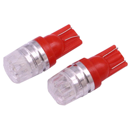 2 PCS T10 1.5W 60LM 1 LED Red COB LED Brake Light for Vehicles, DC12V(Red) - Instrument Lights by buy2fix | Online Shopping UK | buy2fix