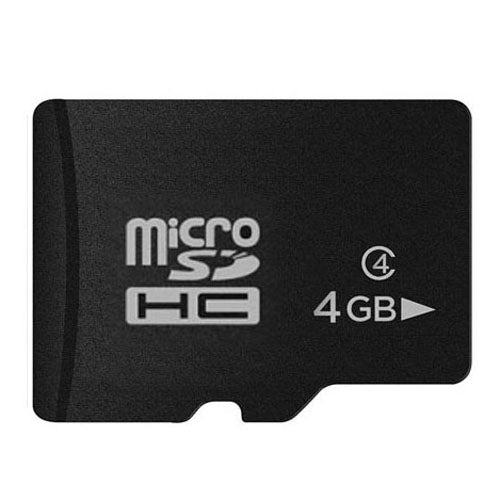 4GB High Speed Class 10 Micro SD(TF) Memory Card from Taiwan, Write: 8mb/s, Read: 12mb/s (100% Real Capacity)(Black) by buy2fix
