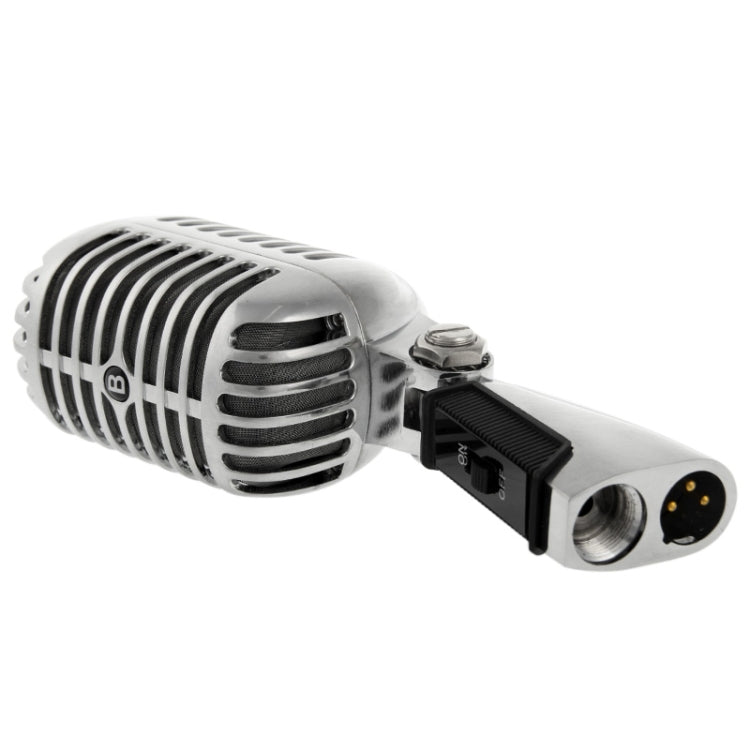 Professional Wired Classical Dynamic Microphone, Length: 18cm (Silver) - Consumer Electronics by buy2fix | Online Shopping UK | buy2fix