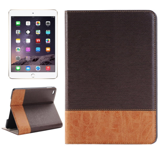 Cross Texture Horizontal Flip Smart Leather Case with Holder & Card Slots & Wallet for iPad Mini 4(Coffee) by buy2fix