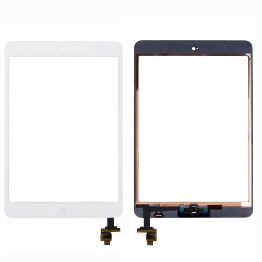 Touch Glass Digitizer Screen + IC Chip + Control Flex Assembly für iPad mini &amp; iPad mini 2 (Weiß)
