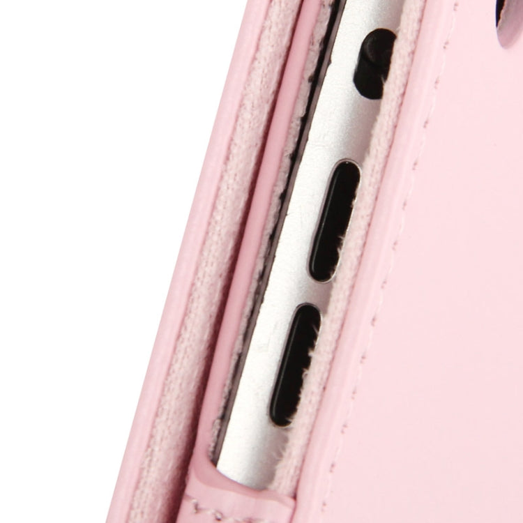 2-fold Litchi Texture Flip Leather Case with Holder Function for iPad mini 1 / 2 / 3(Pink) by buy2fix