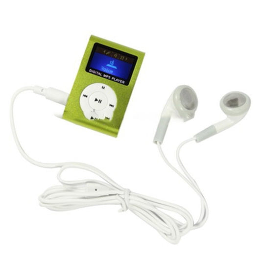 TF / Micro SD Card Slot MP3 Player with LCD Screen, Metal Clip by buy2fix