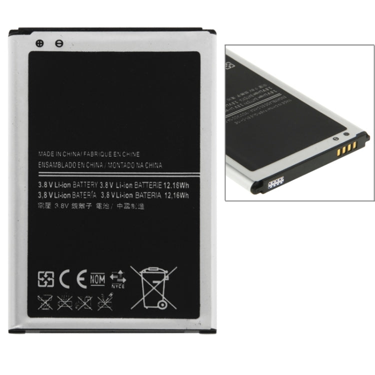 3200mAh Rechargeable Li-ion Battery for Galaxy Note 3 / N900A - For Samsung by buy2fix | Online Shopping UK | buy2fix