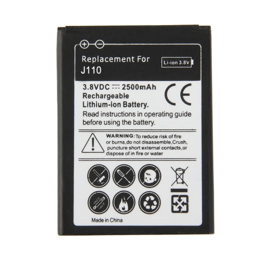 For Galaxy J1 Ace / J110 2500mAh Rechargeable Li-ion Battery(Black)(Black) by buy2fix
