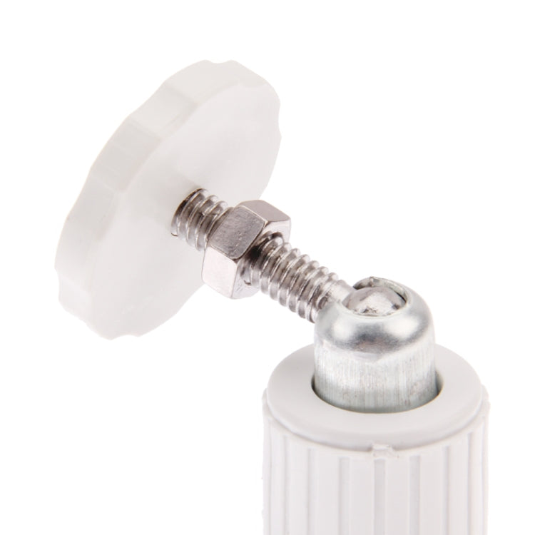 ABS Wall Mount Stand Bracket For Security Camera for Outdoor / Indoor Use, Size: 12.5cm x 8cm(White) by buy2fix