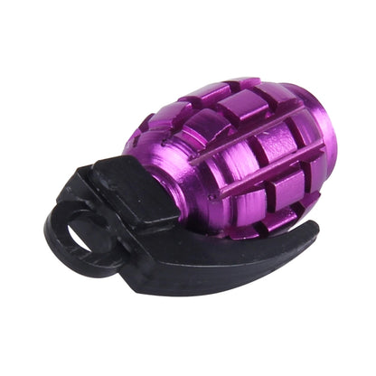 4 PCS Universal Bicycle Tire Valve Caps(Purple) by buy2fix