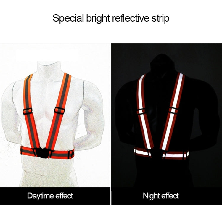 Night Riding Running Flexible Reflective Safety Vest(Green) - Reflective Safety Clothing by buy2fix | Online Shopping UK | buy2fix