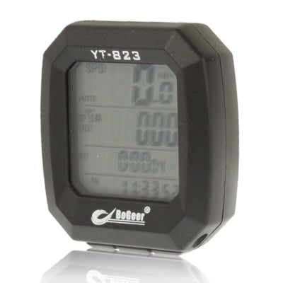 LCD Electronic Bicycle Speedometer (YT-823) by buy2fix