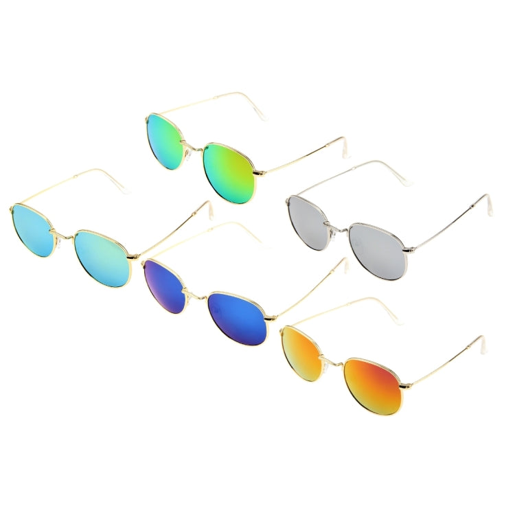 UV400 UV Protection Metal Frame AC Lens Sunglasses - Sunglasses by buy2fix | Online Shopping UK | buy2fix