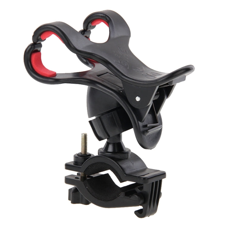 360 Degree Rotation Universal Mobile Phone Bicycle Clip Holder Cradle Stand, Clip Support Phone Width: up to 10cm(Black) - Holders by buy2fix | Online Shopping UK | buy2fix