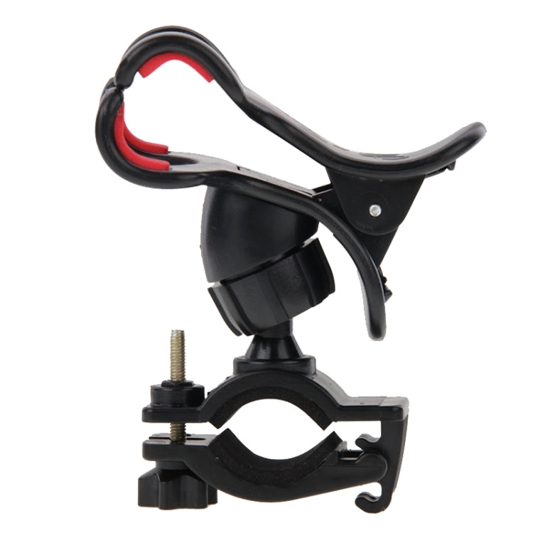 360 Degree Rotation Universal Mobile Phone Bicycle Clip Holder Cradle Stand, Clip Support Phone Width: up to 10cm(Black) - Holders by buy2fix | Online Shopping UK | buy2fix