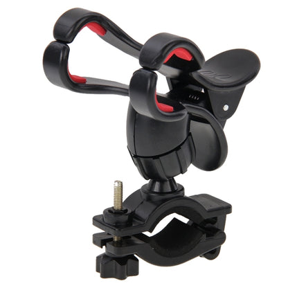 360 Degree Rotation Universal Mobile Phone Bicycle Clip Holder Cradle Stand, Clip Support Phone Width: up to 10cm(Black) - Holders by buy2fix | Online Shopping UK | buy2fix