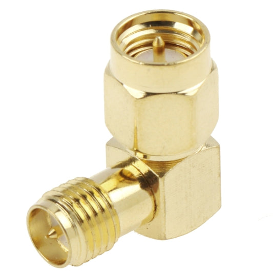 Gold Plated SMA Male to RP-SMA Female Adapter by buy2fix
