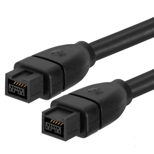 Firewire 800 IEEE1394B 9 Pin to 9 Pin Male Cable, Length: 1.5m(Black)