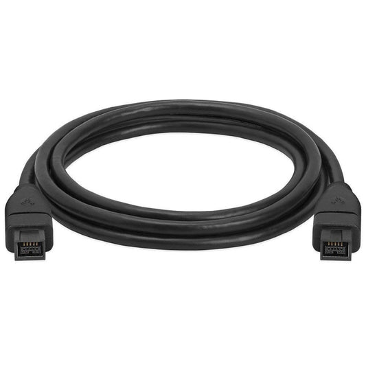 Firewire 800 IEEE1394B 9 Pin to 9 Pin Male Cable, Length: 1.8m(Black) by buy2fix