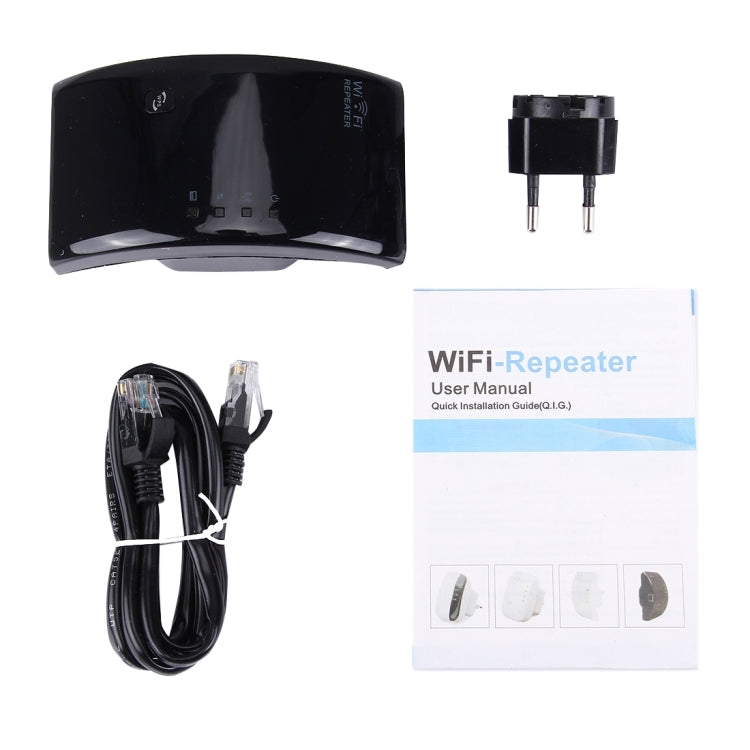 300Mbps Wireless-N WIFI 802.11n Repeater Range Expander(Black) by buy2fix