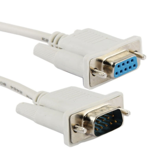 DB9 Male to Female RS232 9Pin Serial Extension Cable, Length: 1.5m by buy2fix