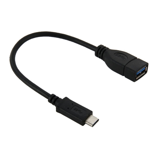 22cm USB-C / Type-C 3.1 Male to USB 3.0 Female Adapter Cable(Black) by buy2fix