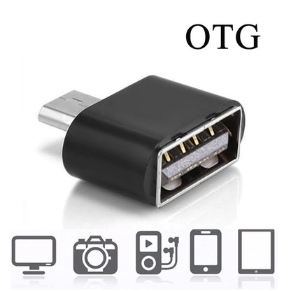 Micro USB 2.0 to USB 2.0 Adapter with OTG Function, For Samsung / Huawei / Xiaomi / Meizu / LG / HTC and Other Smartphones(Black) - OTG Adapter by buy2fix | Online Shopping UK | buy2fix