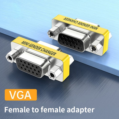 VGA 15Pin Female to VGA 15Pin Female adapter - Adapter by buy2fix | Online Shopping UK | buy2fix