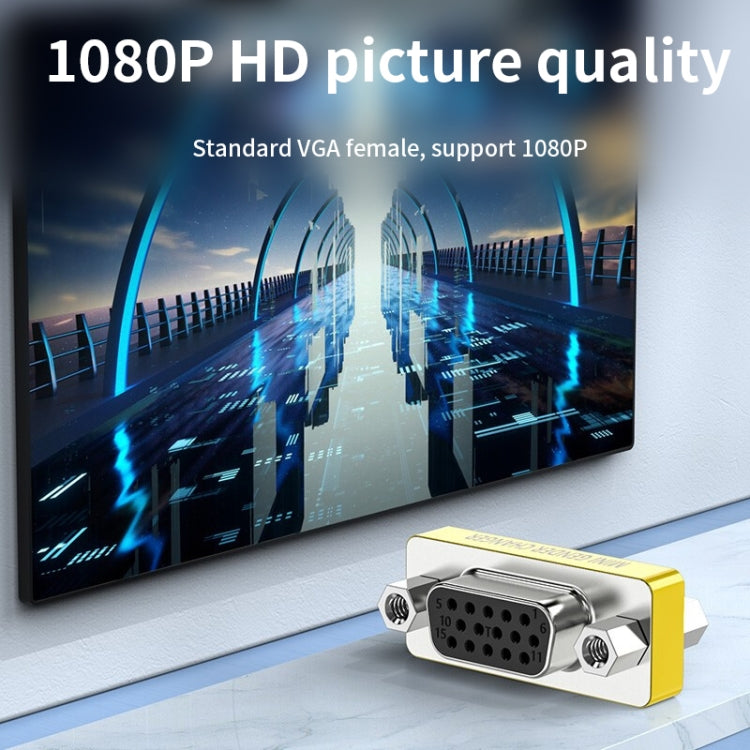 VGA 15Pin Male to VGA 15Pin Female adapter - Adapter by buy2fix | Online Shopping UK | buy2fix