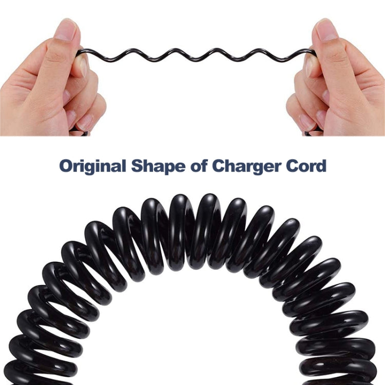 Micro USB Male to Mini 5-pin USB Coiled Cable / Spring Cable, Length: 20cm (can be extended up to 75cm) -  by buy2fix | Online Shopping UK | buy2fix