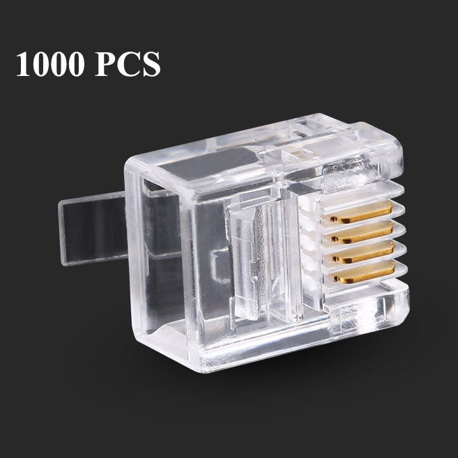 RJ11 Modular Plug Telephone Connector 1000pcs – Buy2fix
