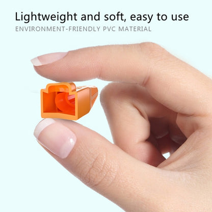 Network Cable Boots Cap Cover for RJ45, Green (500 pcs in one packaging , the price is for 500 pcs)(Red) by buy2fix