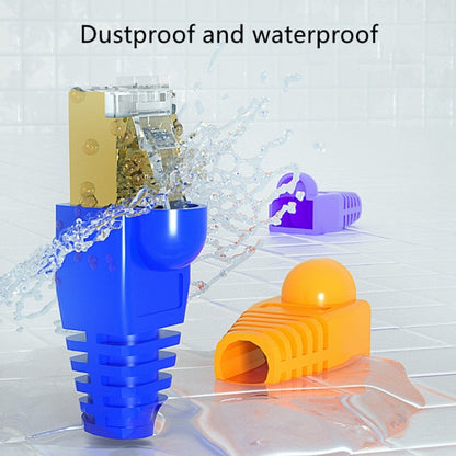 Network Cable Boots Cap Cover for RJ45, Green (500 pcs in one packaging , the price is for 500 pcs)(White) by buy2fix