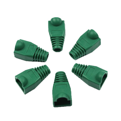Network Cable Boots Cap Cover for RJ45, Green (100 pcs in one packaging , the price is for 100 pcs)(Green) by buy2fix