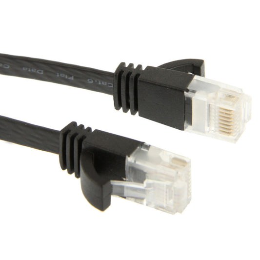 CAT6 Ultra-thin Flat Ethernet Network LAN Cable, Length: 5m(Black) by buy2fix