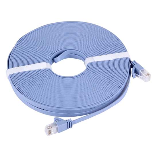 CAT6 Ultra-thin Flat Ethernet Network LAN Cable, Length: 20m(Blue) by buy2fix