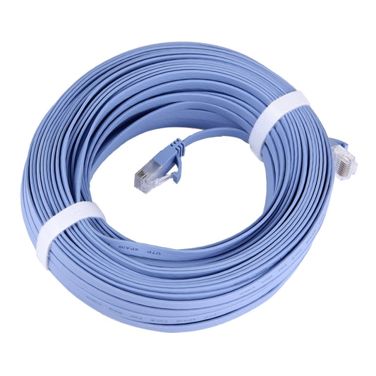 CAT6 Ultra-thin Flat Ethernet Network LAN Cable, Length: 30m(Blue) by buy2fix