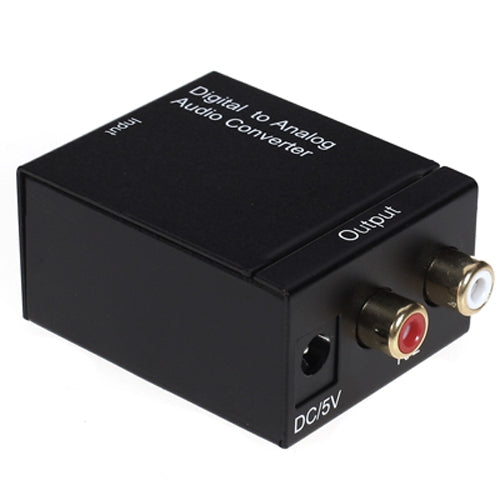 Digital to Analog Audio Converter (Black) by buy2fix