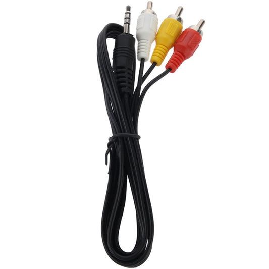 3.5mm Male Stereo Jack to 3 Male RCA Plugs Cable, Length: 75cm by buy2fix
