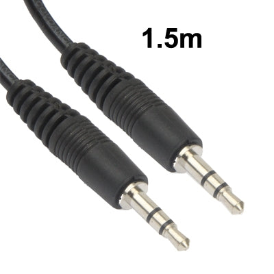Aux cable, 3.5mm Male Mini Plug Stereo Audio Cable, Length: 1.5m by buy2fix