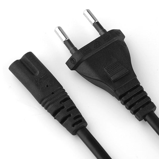 2 Prong Style EU Notebook Power Cord, Cable Length: 1.5m by buy2fix