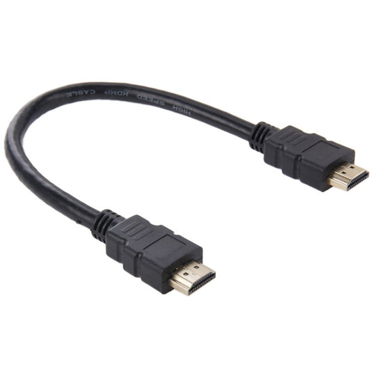 Câble HDMI 19 broches vers HDMI 19 broches plaqué or version 1.3 de 28 cm